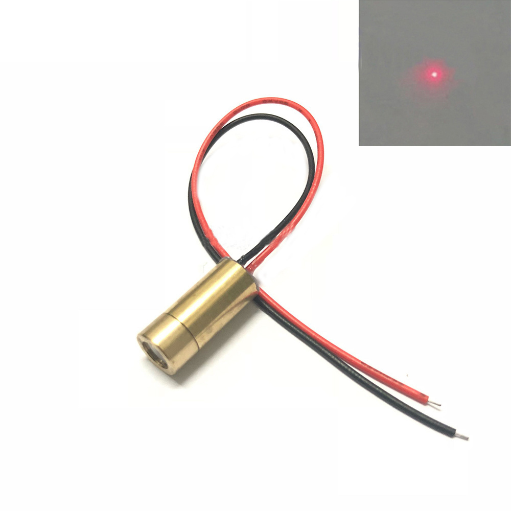 650nm 5mW 3V/5V 9mm Cross Line Dot 9*21mm Industrial MINI Laser Module Red Locate Laser Head LD Module Laser