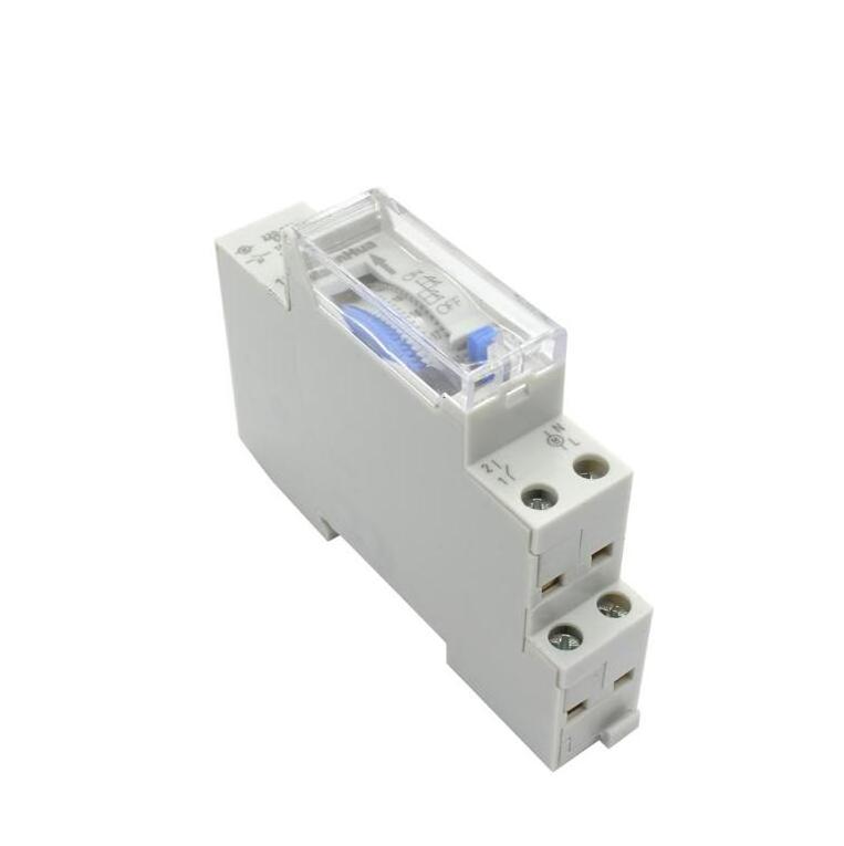 Mechanical Analog Time Switch 24 Hour 110V/220-240VAC Mechanical Programmable DIN Rail Time Switch