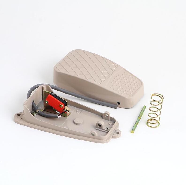 Metal Foot switch SPDT momentary antislip pedal switch 10A 220V Electric power switch FS-3 treadle controller