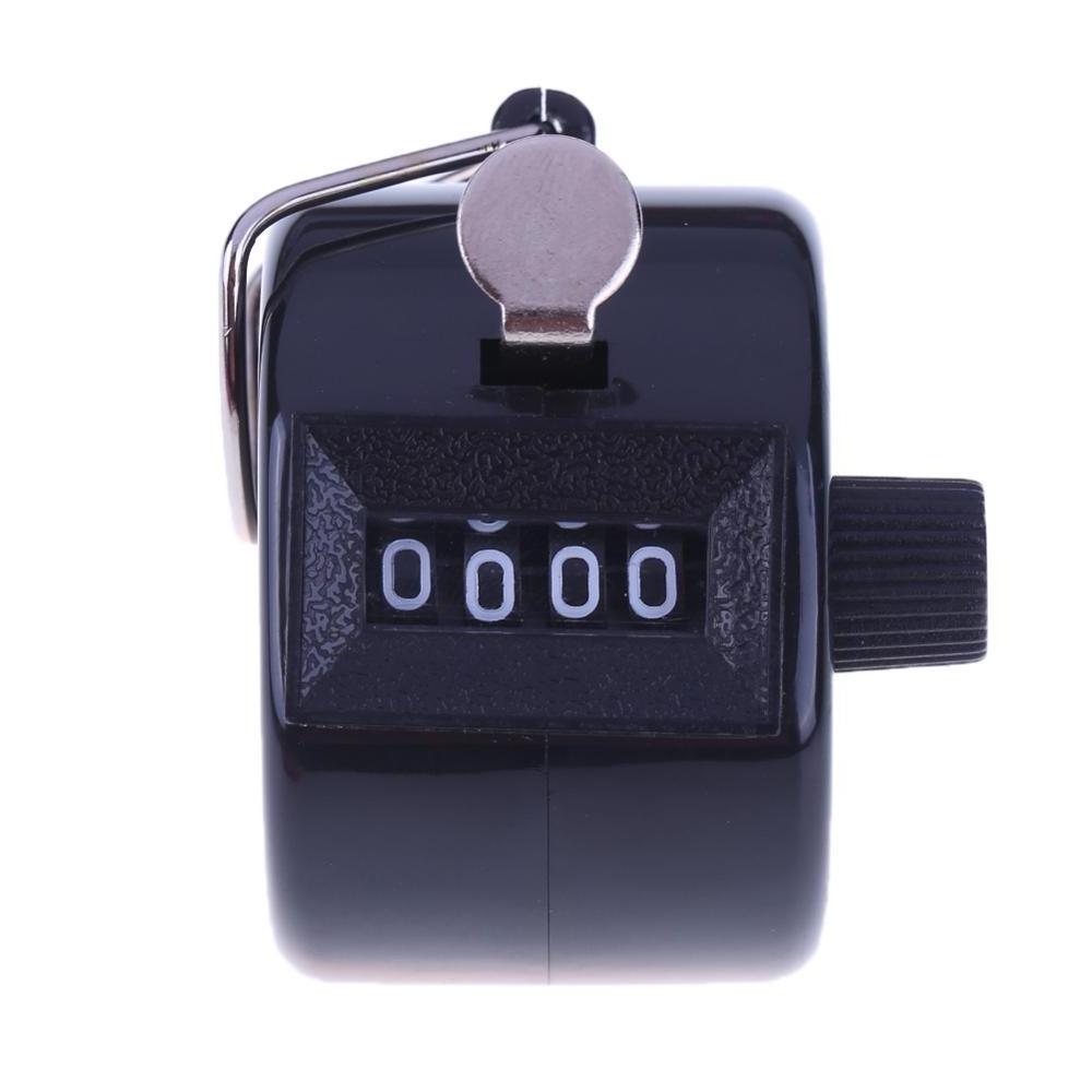 4 Digit Number Mini Hand Held Tally Counter Digital Golf Clicker Manual Training Counting Max. 9999 Counter