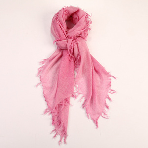 2024 New Trending Scarf Made in Inner Mongolia Pure Cashmere Scarf with Tassel Women's Fringed Cashmere Shawl for Winter