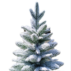 High Quality Cheap Customizable Pe Flocking Snow Spray Christmas Tree Table Christmas Tree