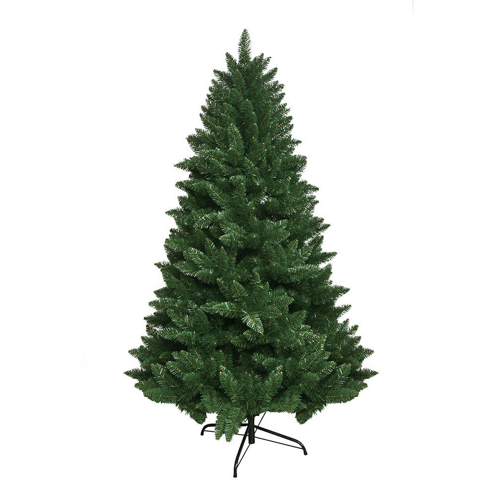 High Density Iron Christmas Tree Stand 180Cm Wholesale Pvc Bullet Head Artificial Christmas Tree Ornaments For Home