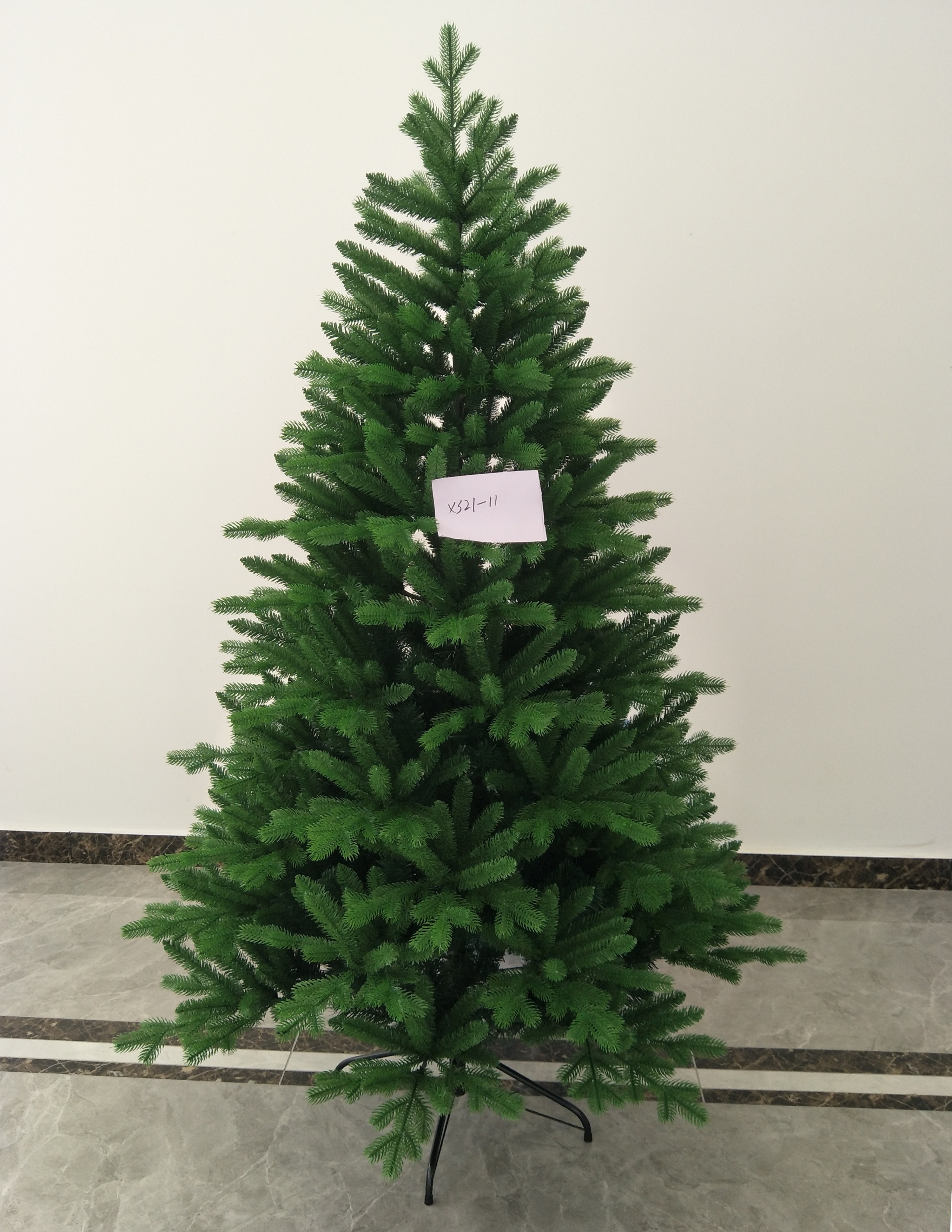 4ft-10ft Premium Unlit Artificial Full Fir Realistic Christmas Tree With 377-3283 Branch Tips And Foldable Stand