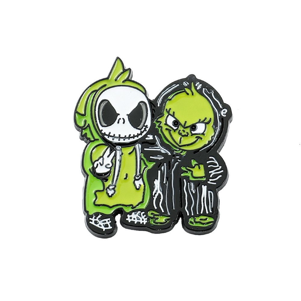 Halloween Wholesale metal crafts cute enamel pins Custom hat pins brooch lapel pins