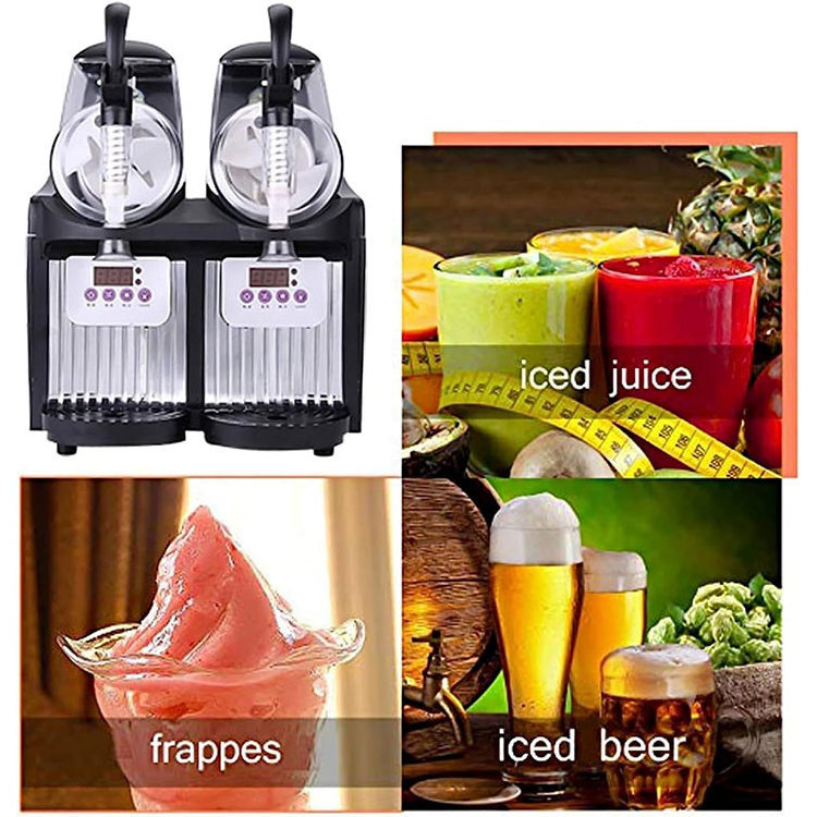 Smoothie Frozen Drink Maker 5L Daiquiri Commercial Slushy Machine for Home Restaurants Cafes Bars