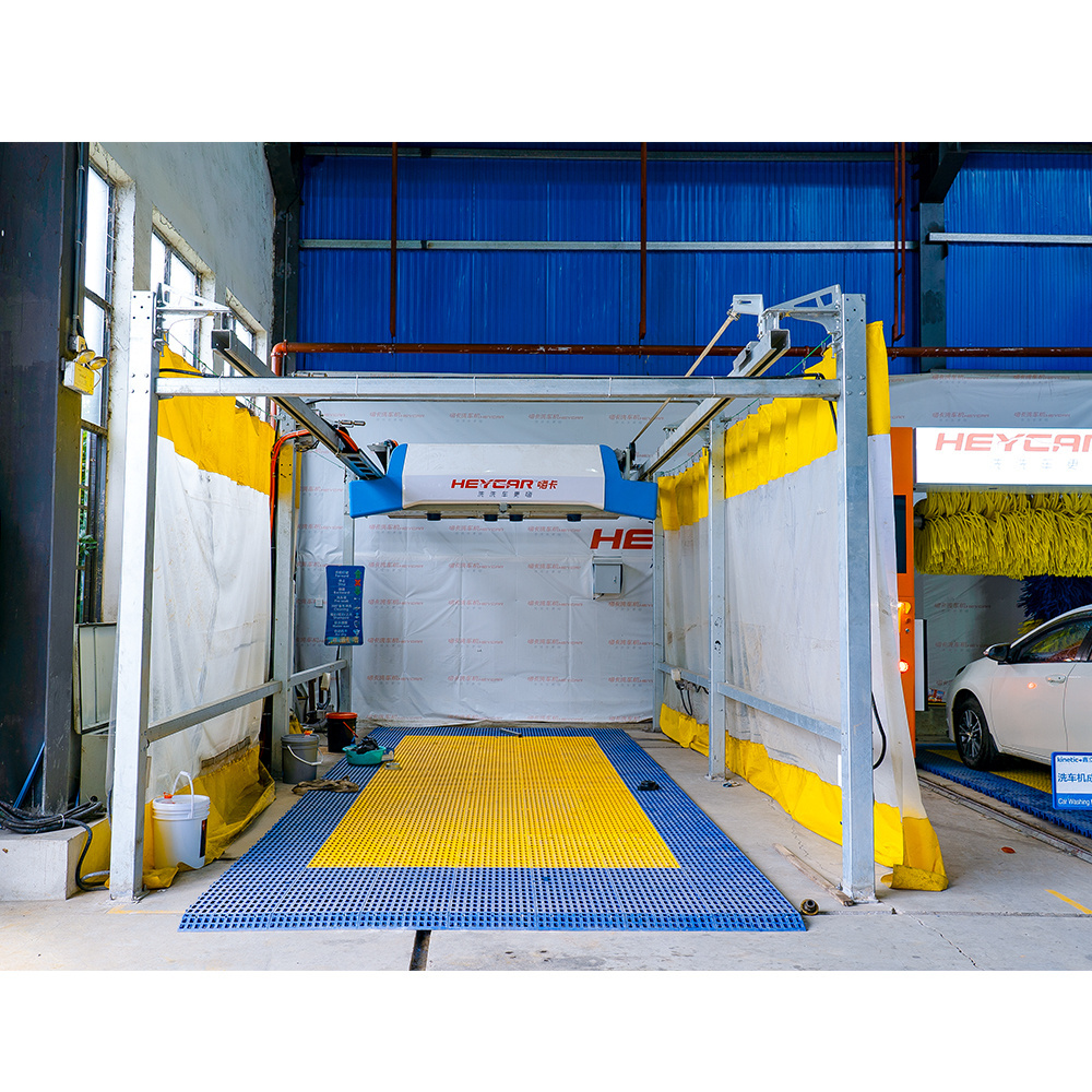 Tunnel type  carwash 360 fully automatic brushless car wash with moving embedded dryer