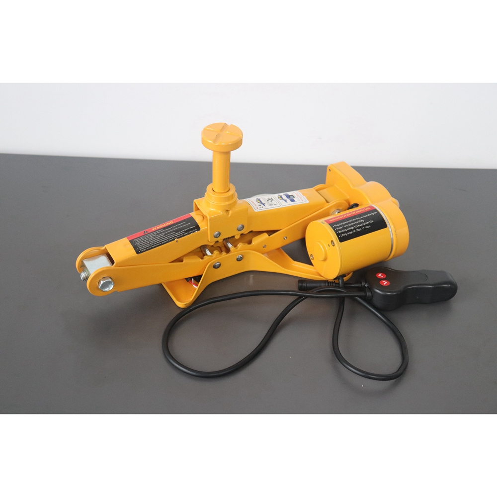 12V 3 Ton electric scissor Car Jack kit Vertical Hydraulic customized color and parts