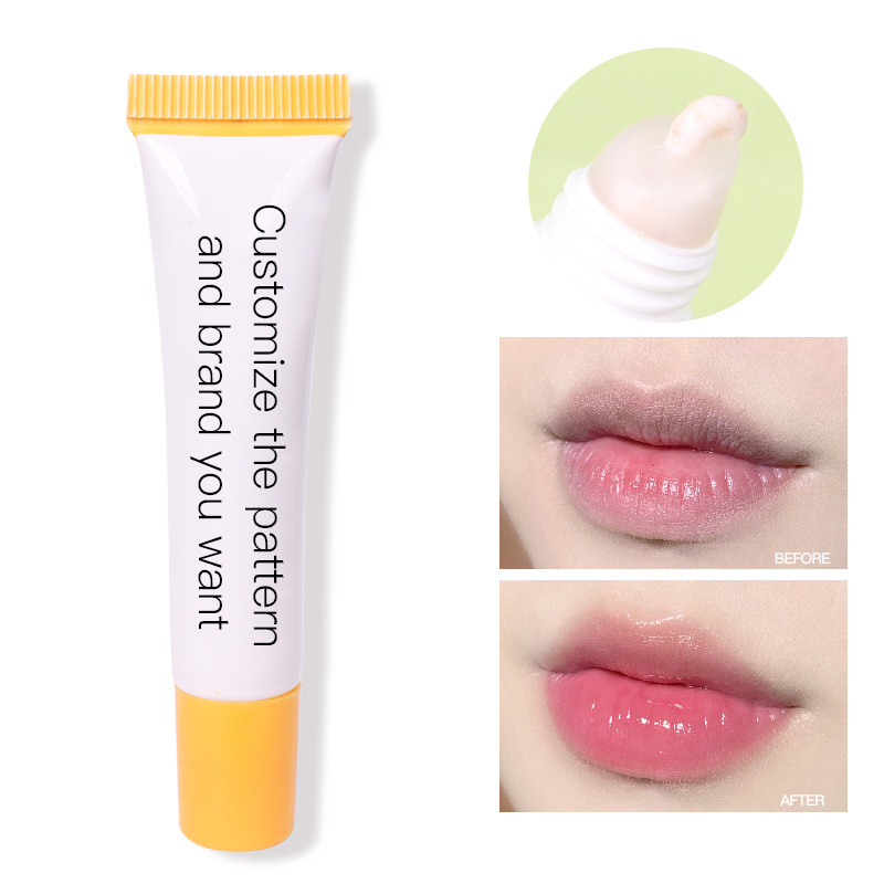 private label wholesale Organic Lighten Dark Lips Lip Gloss Brighten Moisturizing Exfoliating Scrub Lip balm stick