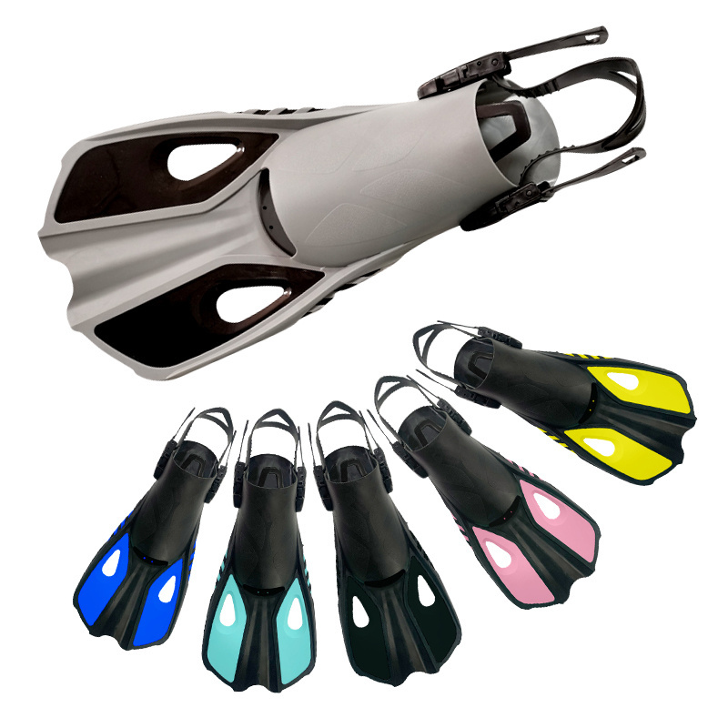 2022 scuba diving equipment swimming equipment short blade fins with tpr swim fins diving