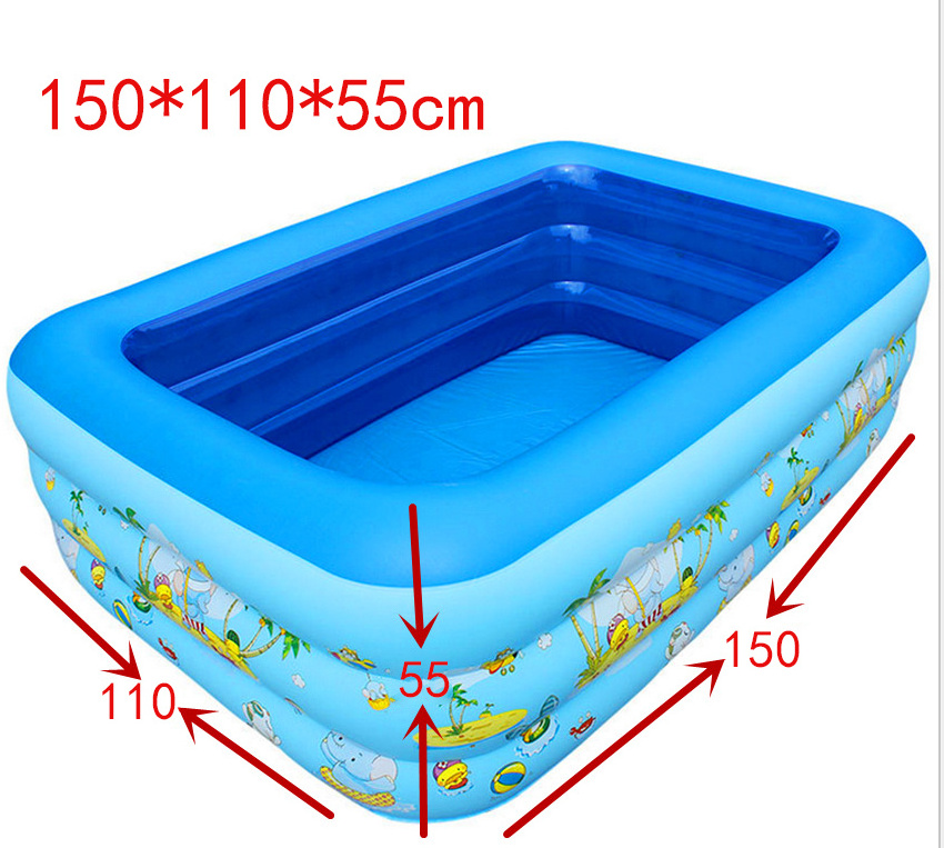 Big Folding Outdoor Garden Indoor Adult Kids Plastic Pvc Large Above Ground Inflatable Swimming Pool