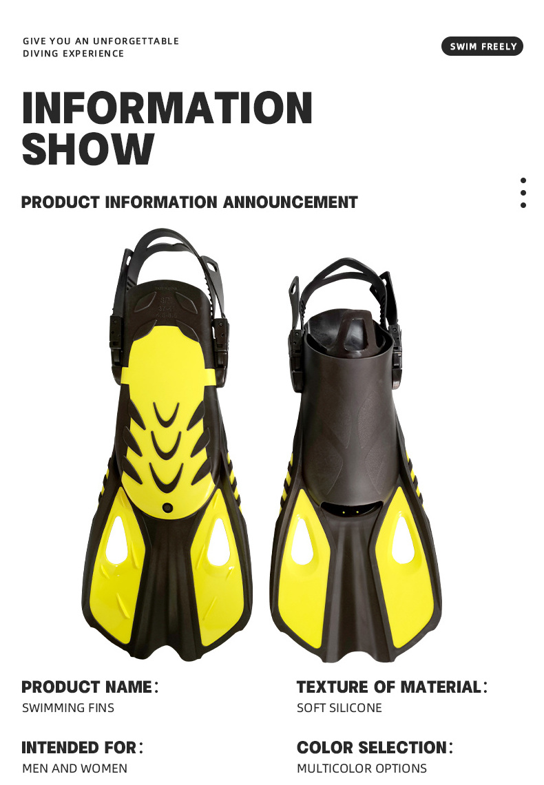 2022 scuba diving equipment swimming equipment short blade fins with tpr swim fins diving