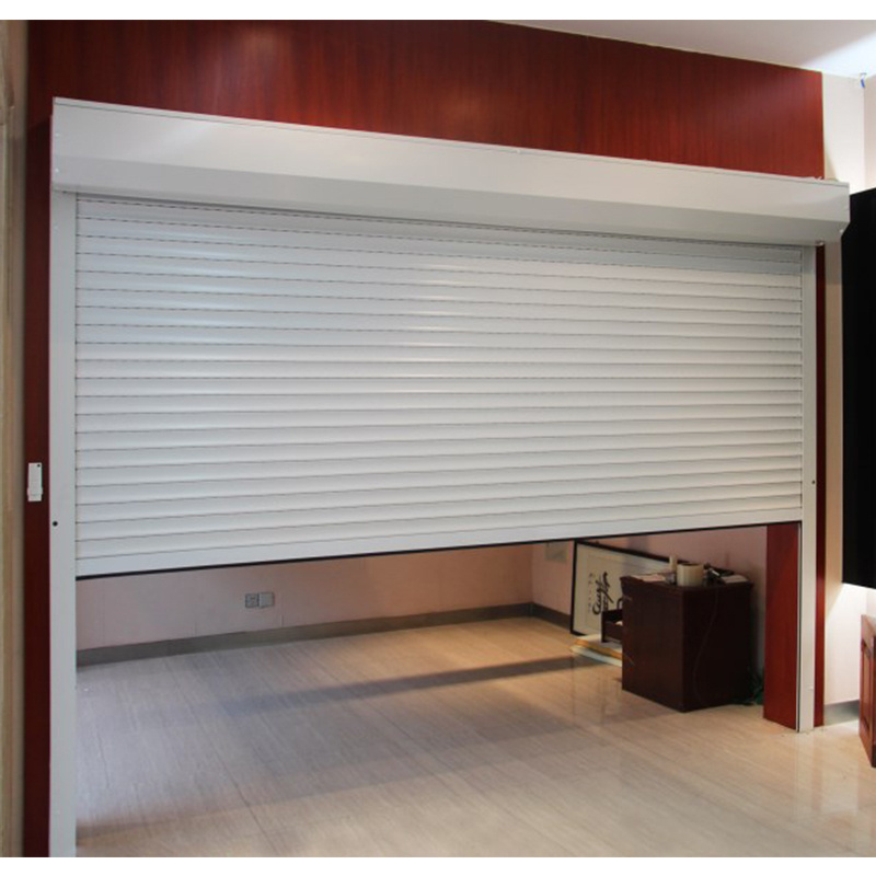 Shop Security Exterior Automatic Rolling Door Galvanized Steel Roller Shutter