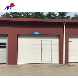 Wholesale Electric Wood  Automatic Sectional Folding 9x8 Garage Door with Wicket Door