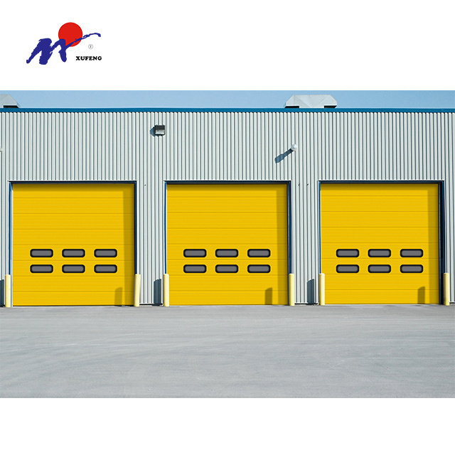 Factory Side Electric Overhead Operator Industrial Logistics Sectional Door