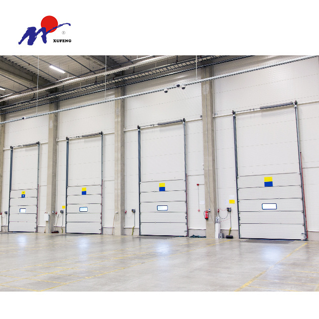 Factory Side Electric Overhead Operator Industrial Logistics Sectional Door