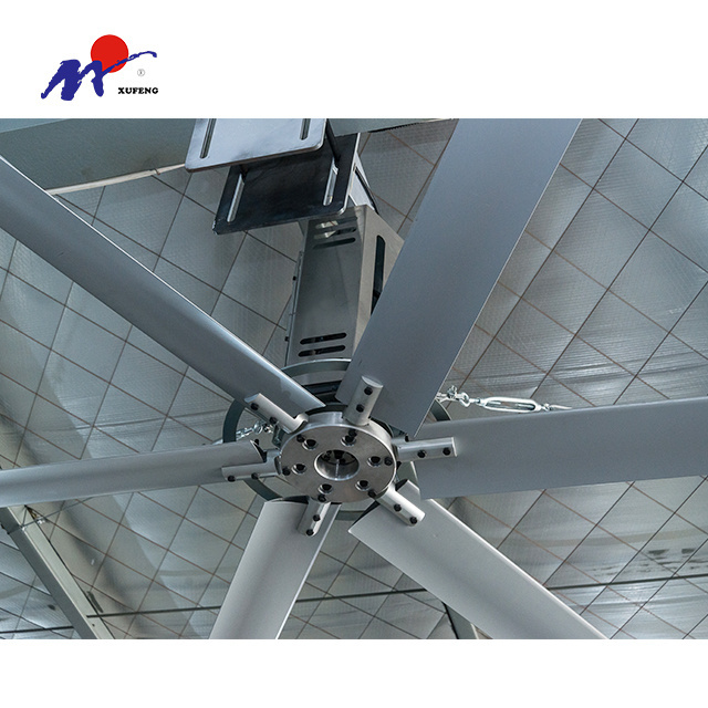 Big HVLS Industrial Electric 24ft Giant Ceiling Fan For Warehouse