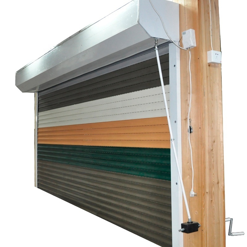 Exterior Automatic Steel Factory Manual Roll Up Door