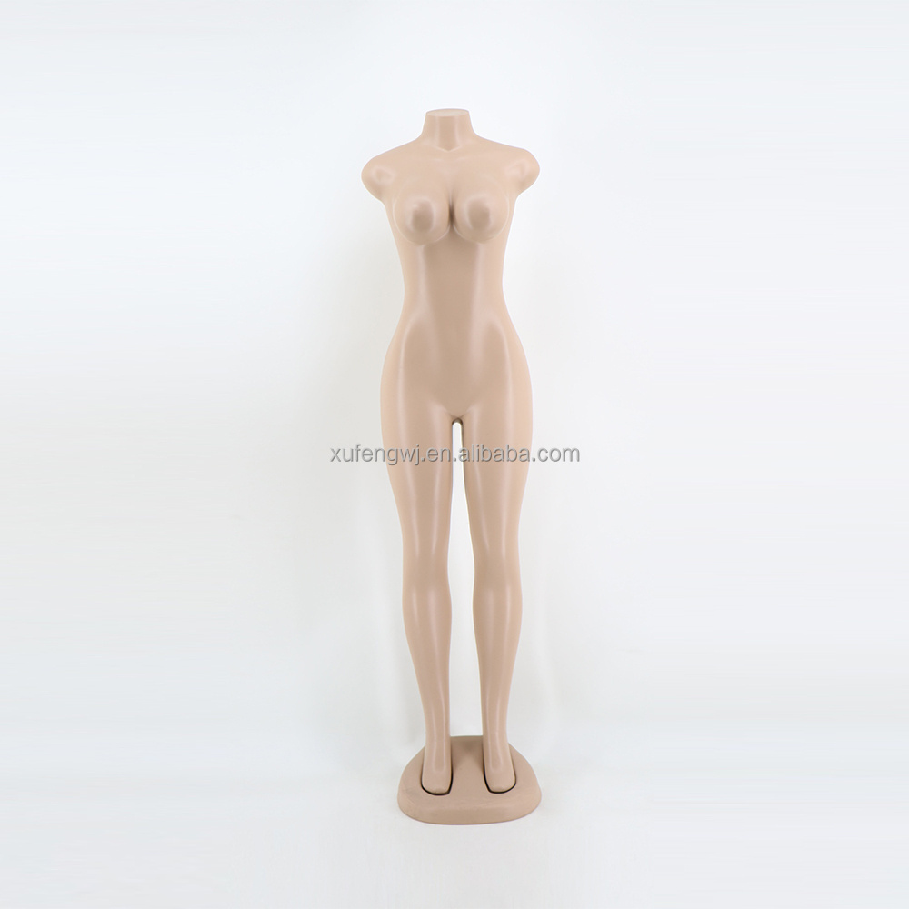 FB-3F hot sale cheap skin color stand display sexy female mannequin without head