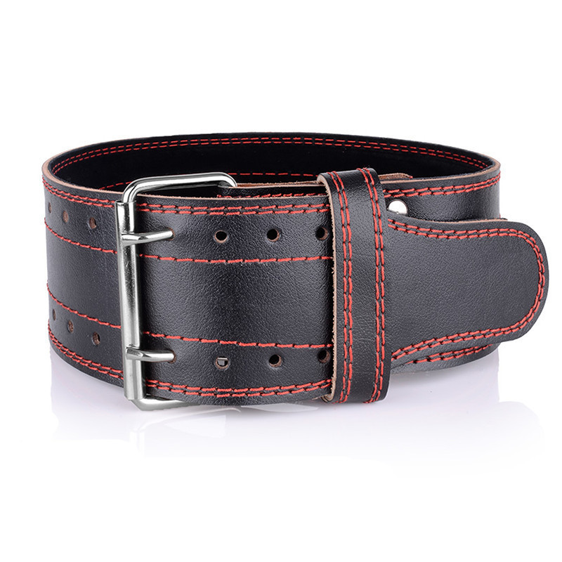 High Quality Waist Support Gym Fitness Power Workout Weight Lifting Belt Factory Customized Cow Leather Weight Lifting Belt