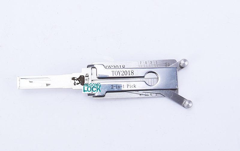 High Quality TOY2018 Lishi 2 in 1 Lock Pick and Decoder