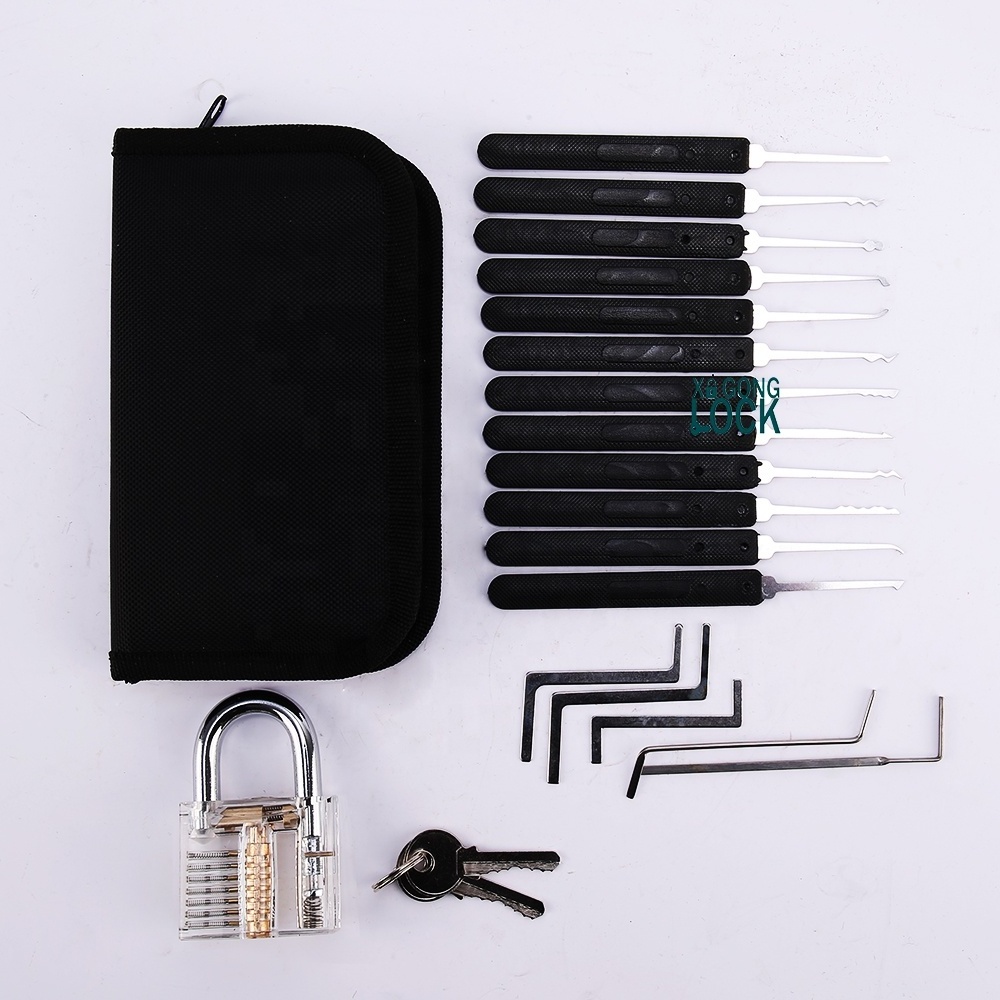 17 Pcs Training locksmith pick tools RoadsideAssistant Car Lockout Kit