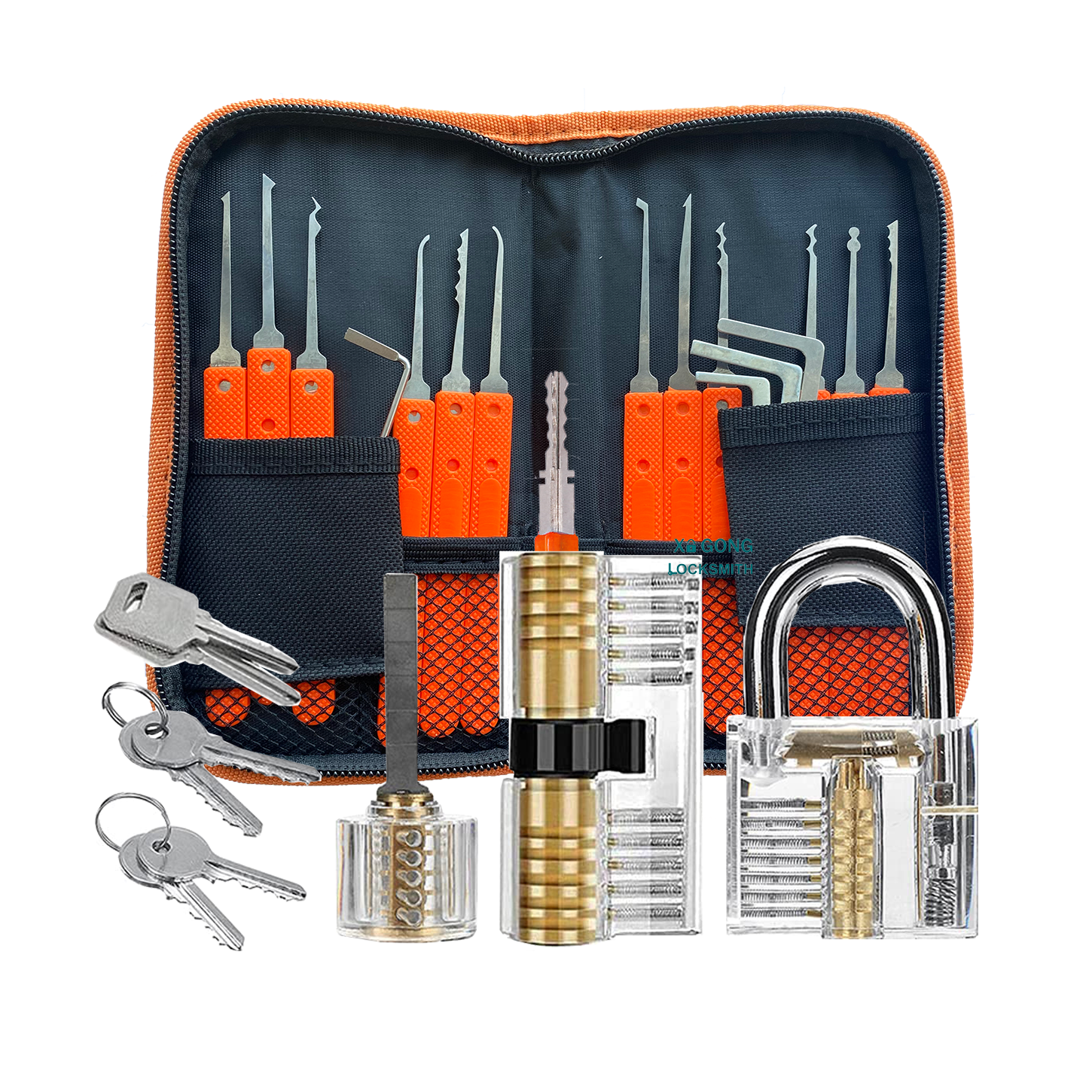 19 Pcs New Design Training locksmith pick tools RoadsideAssistant Car Lockout Kit