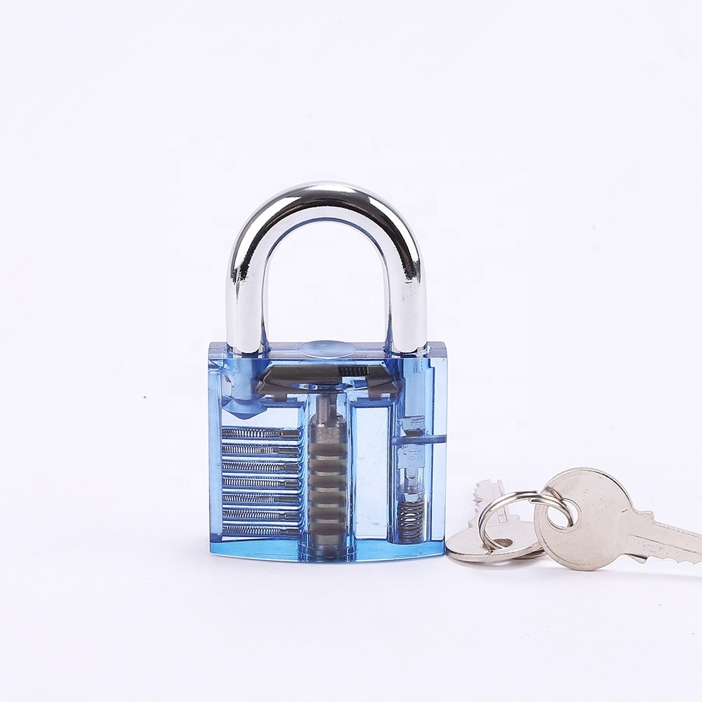 Locksmith Tools Unlocking Lock Pick Transparent Padlock Practice Lock skill