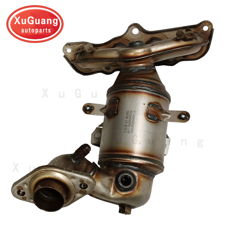 Hot Sale High Quality Auto Parts Exhaust Three Way Ceramic Core Catalyst Direct Fit Catalytic Converter For Mazda 2