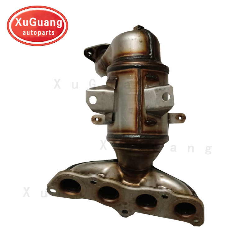 Hot Sale High Quality Auto Parts Exhaust Three Way Ceramic Core Catalyst Direct Fit Catalytic Converter For Mazda 2