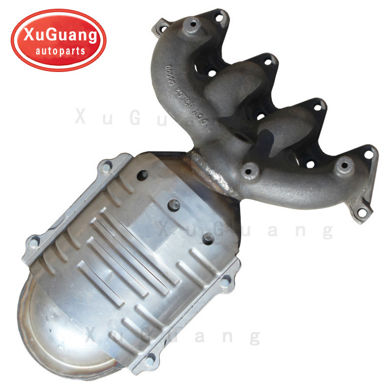 Auto Parts Engine Exhaust EURO 4 3 Way Catalyst Direct Fit Catalytic Converter For Hyundai Accent Front & Middle