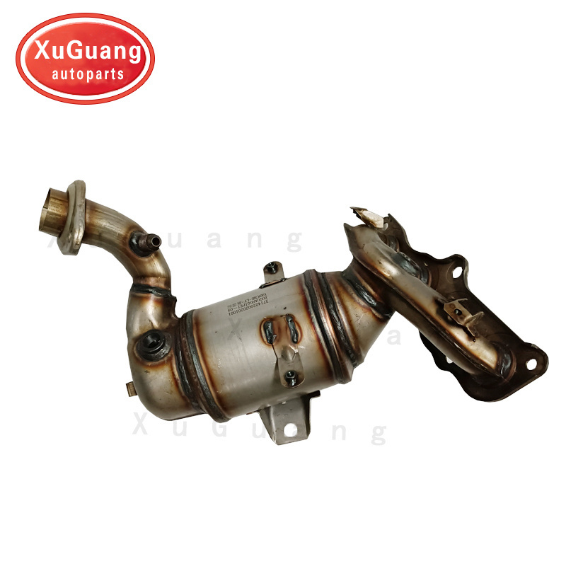 Hot Sale High Quality Auto Parts Exhaust Three Way Ceramic Core Catalyst Direct Fit Catalytic Converter For Mazda 2