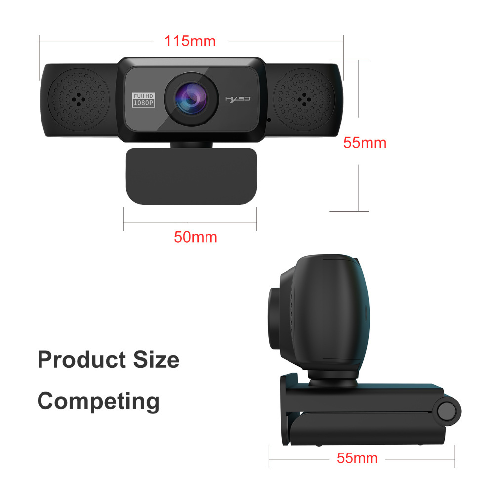 New design practical The built-in microphone automatic noise 1080P HD camera for laptop desktop