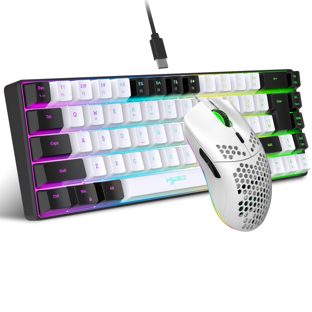New arrival 68 key RGB Programmable Mechanical wired Gaming keyboard ...