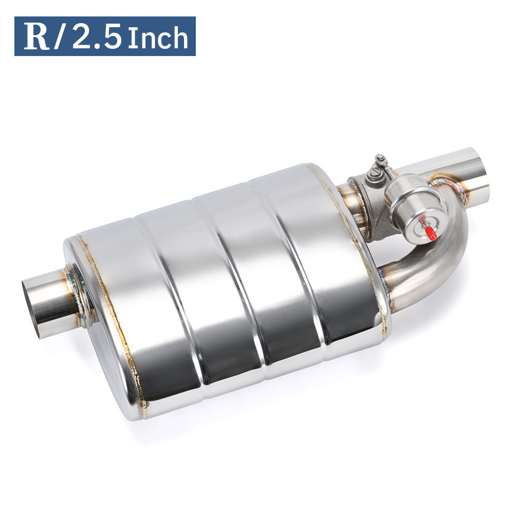 Factory Directly Sale Universal Valvetronic Exhaust Muffler Stainless Steel Pipe  63/76mm Vacuum Or Electronic Muffler System