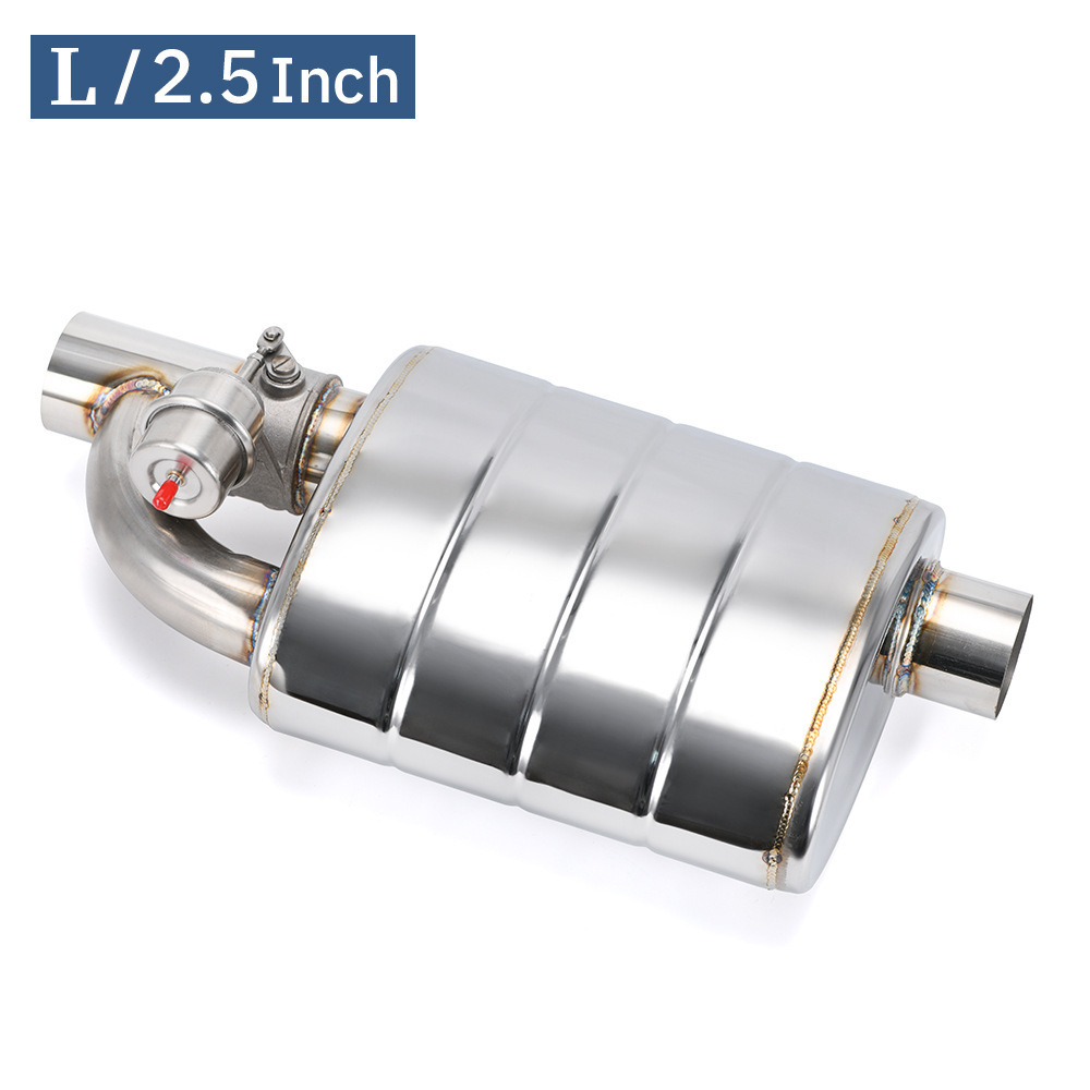 Factory Directly Sale Universal Valvetronic Exhaust Muffler Stainless Steel Pipe  63/76mm Vacuum Or Electronic Muffler System