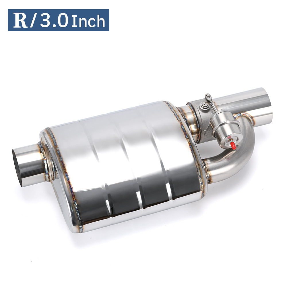 Factory Directly Sale Universal Valvetronic Exhaust Muffler Stainless Steel Pipe  63/76mm Vacuum Or Electronic Muffler System