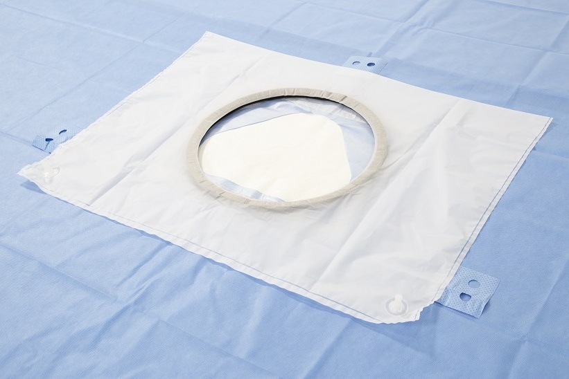 Hot sale disposable sterile endoscopy spine drape sheet for hospital （Thailand factory)