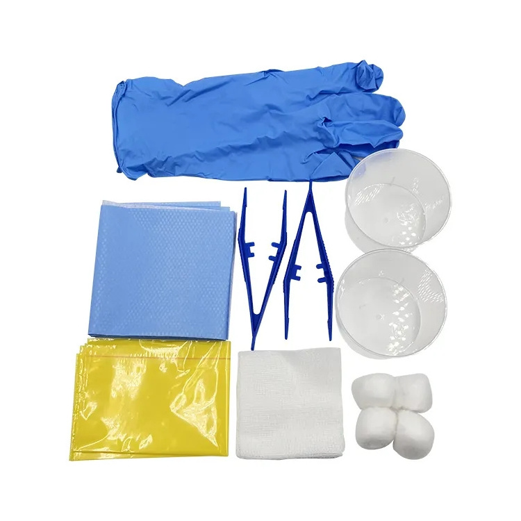 Chinese Manufacturer Medical Sterile Wound Dressing Pack Basic Dressing Set/kit