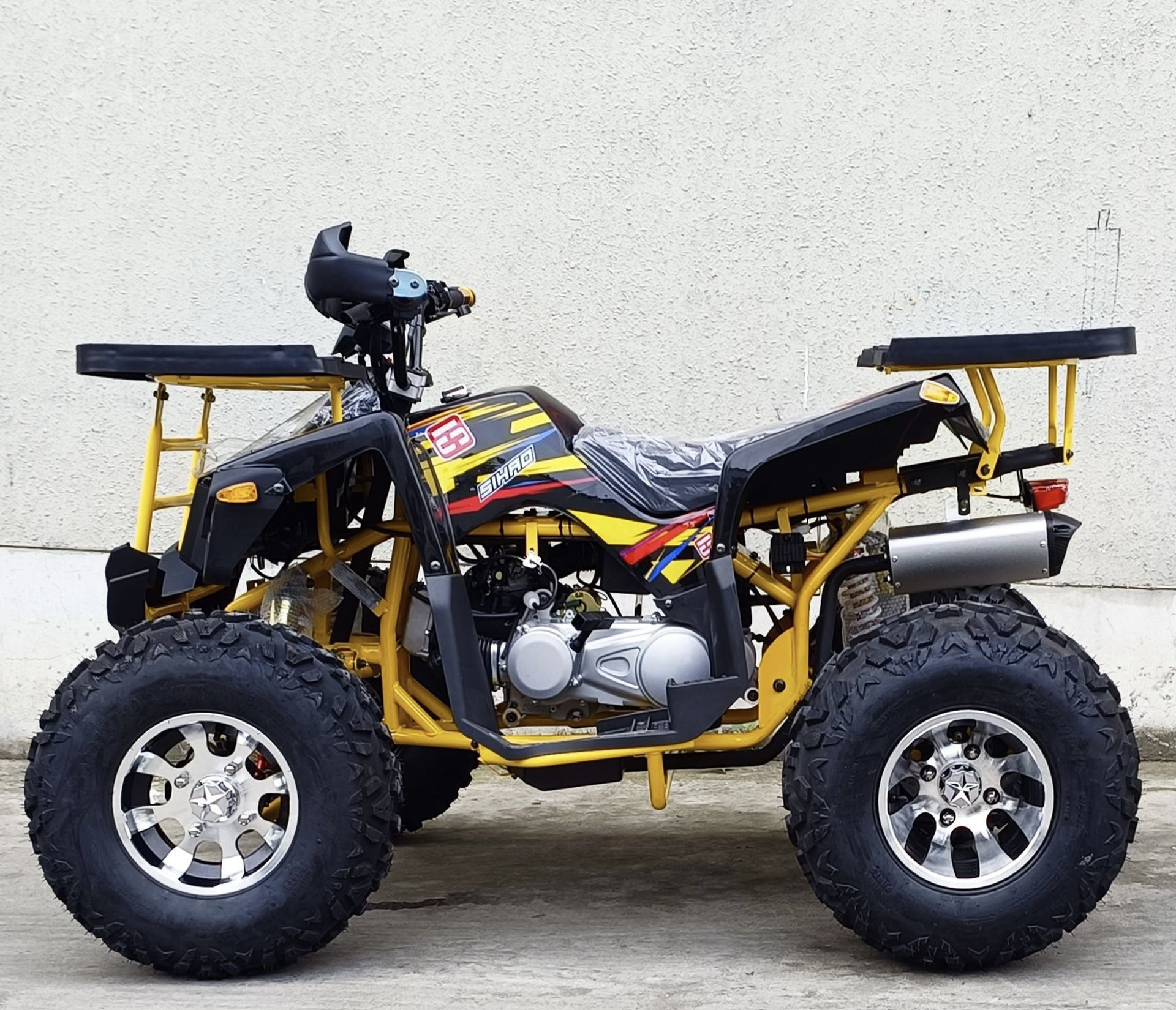 Hot Sale Quad Bike 200cc-300cc ATV for Adults Automatic Transmission 4-Stroke Engine 4WD with Shaft Drive and 48V Voltage