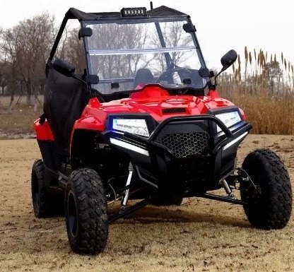 2023 Electric Start Off Road 2 Seater ATV 4X2 Side by Side 200cc Sport UTV for sale, Gasoline 2 Seat Sport Farm Utility Vehicle