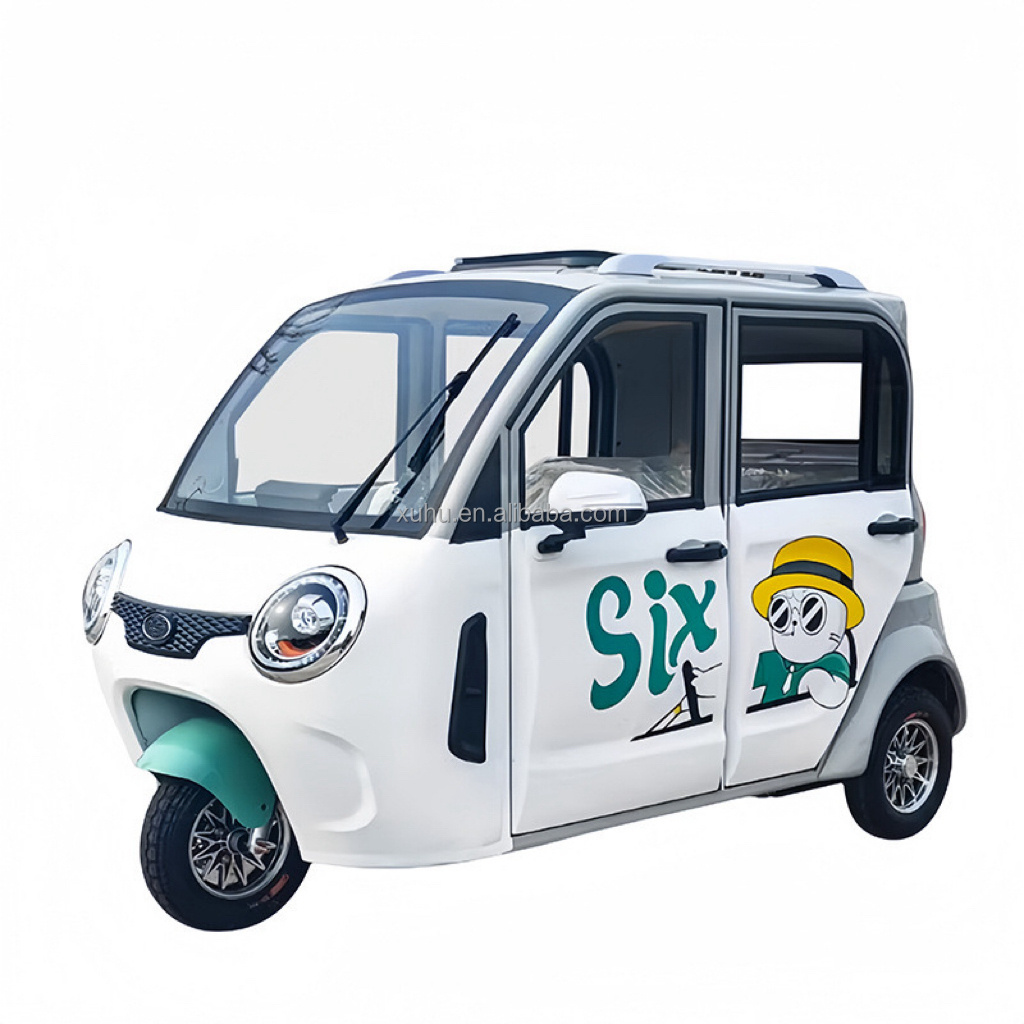 1000W New Style Passenger Fully Enclosed Electric Motor Tricycle Three Wheels Motorcycle For Taxi