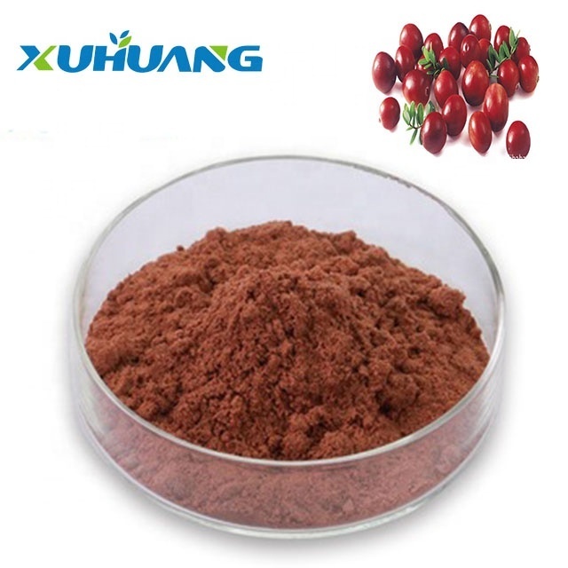 100% natural and water soluble lingonberry proanthocyanidins 25% extract powder