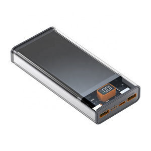 Transparent Power Bank 10000mah 20000mah Pd 22.5w Dual Usb Qc3.0 Portable Fast Charging Power Bank