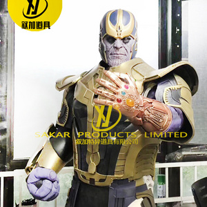 superhero mascot Thanos  Cosplay Suit Costume adult men A helmet and armor for sale