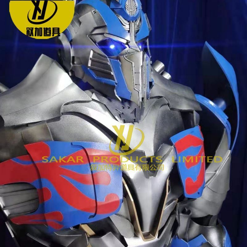 Helmet Change Face adult robot costume Led Robot Suits life size led cosplay transformer robot costume For Human Cosplay