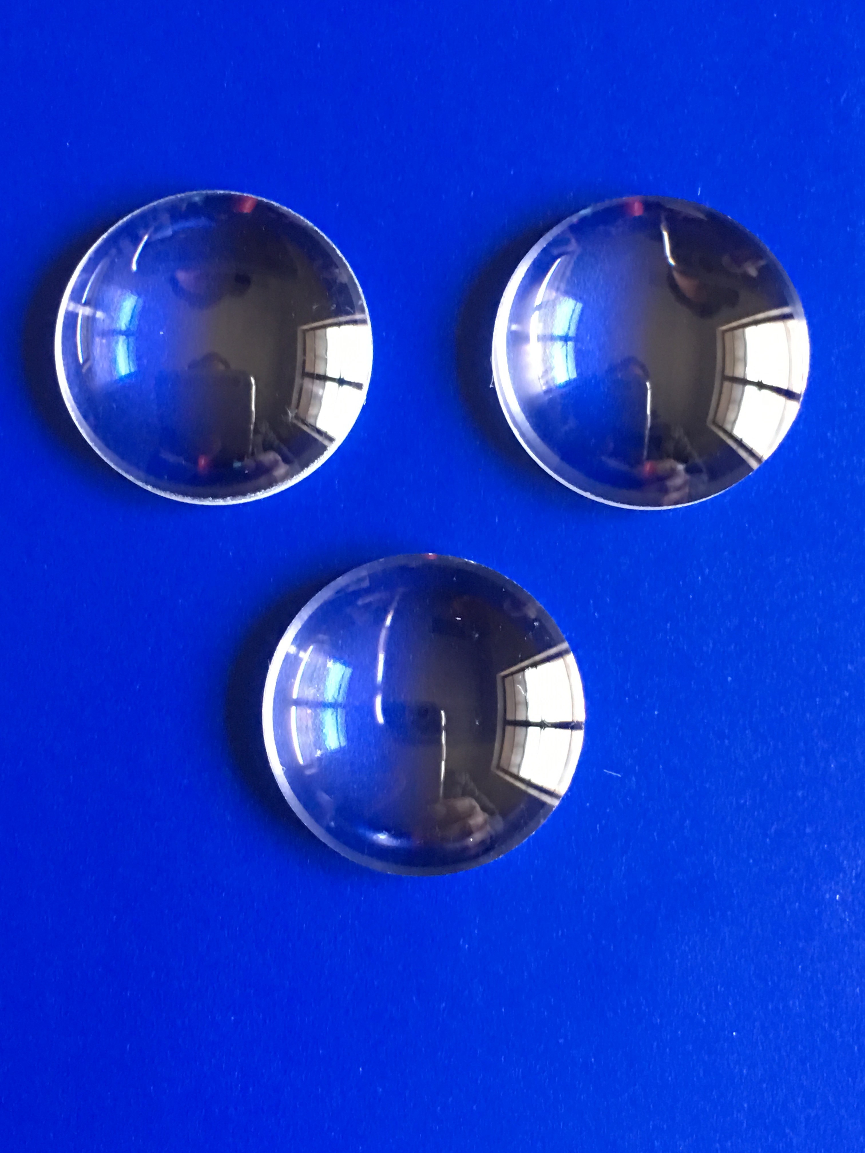 Custom optical flat sapphire glass window lens