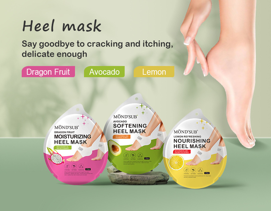 Private Label Korea Foot Exfoliating Remove Heel Calluses Nourishing Care Feet Treatments moisturizing foot mask Wholesale