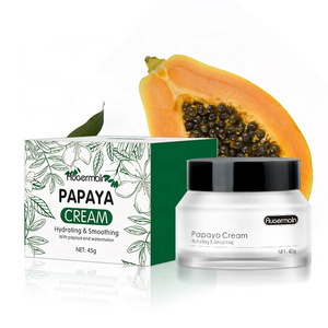 Private Label Custom Deep Hydrating Papaya Skin Whitening Face Cream Manufacturer