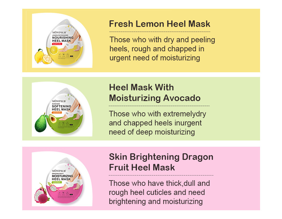 Private Label Korea Foot Exfoliating Remove Heel Calluses Nourishing Care Feet Treatments moisturizing foot mask Wholesale